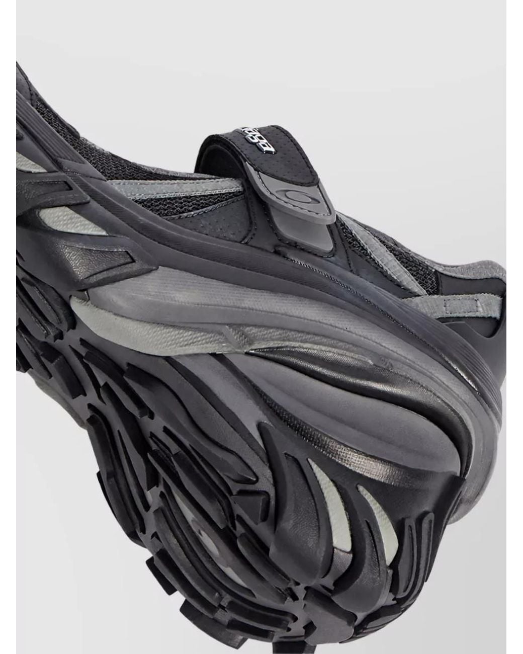 Balenciaga Black Mesh Hydra Mary Jane Slip-On Sneakers