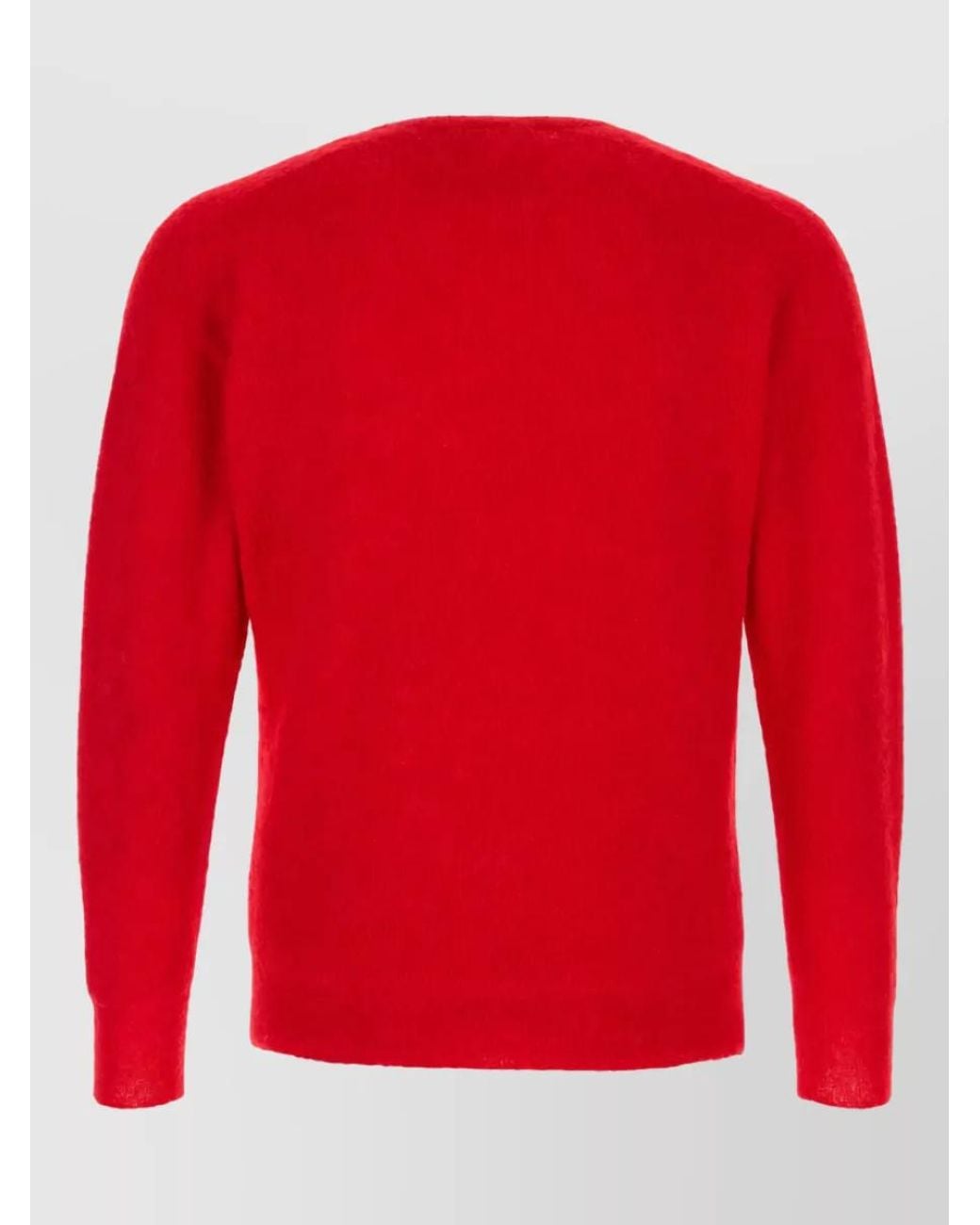 Auralee Red Alpaca Blend Jumper for men
