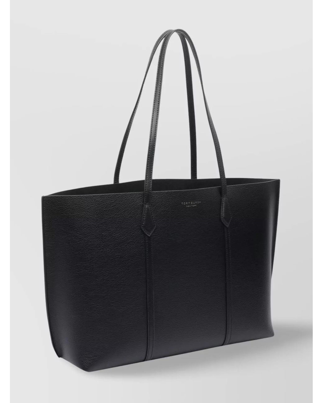 Tory Burch Black Perry Medium Leather Tote Bag