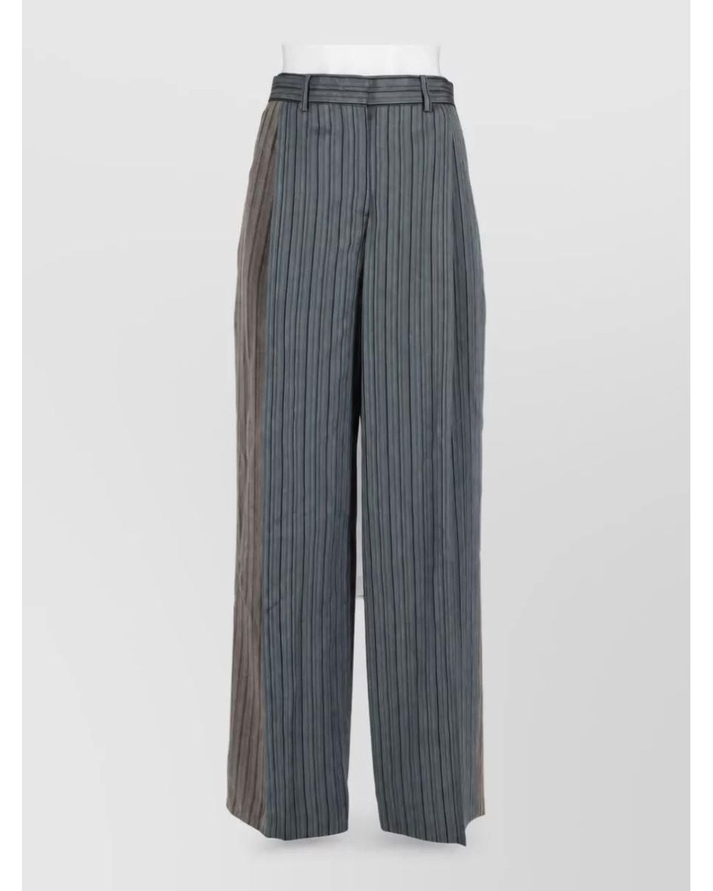Paul Smith Gray Wide-Leg Trousers