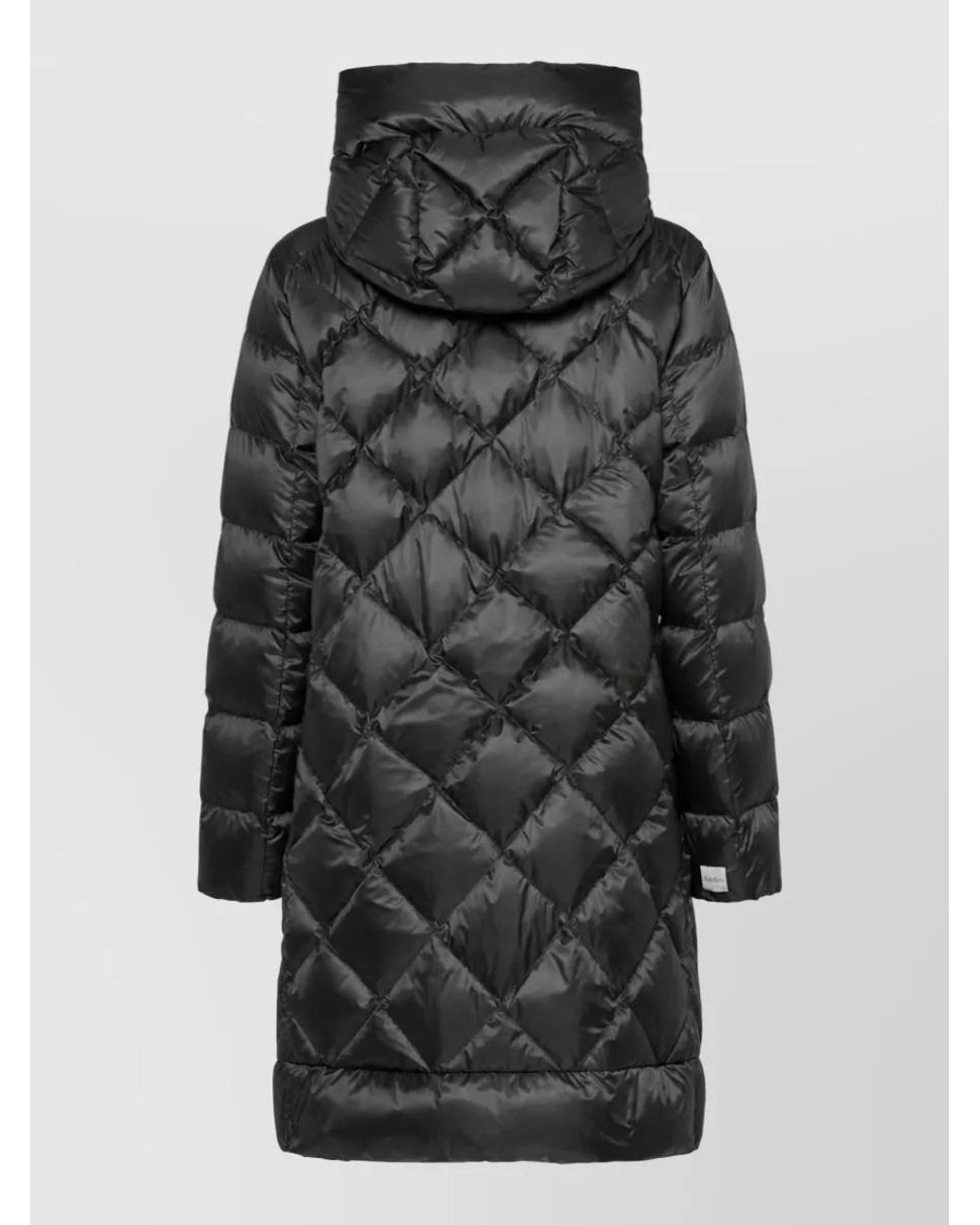 Max Mara Black Down Parka Coat