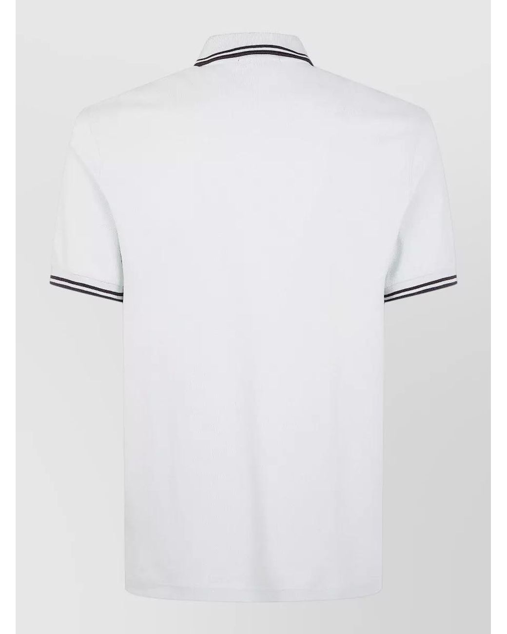 Fred Perry White Cotton Polo Shirt for men
