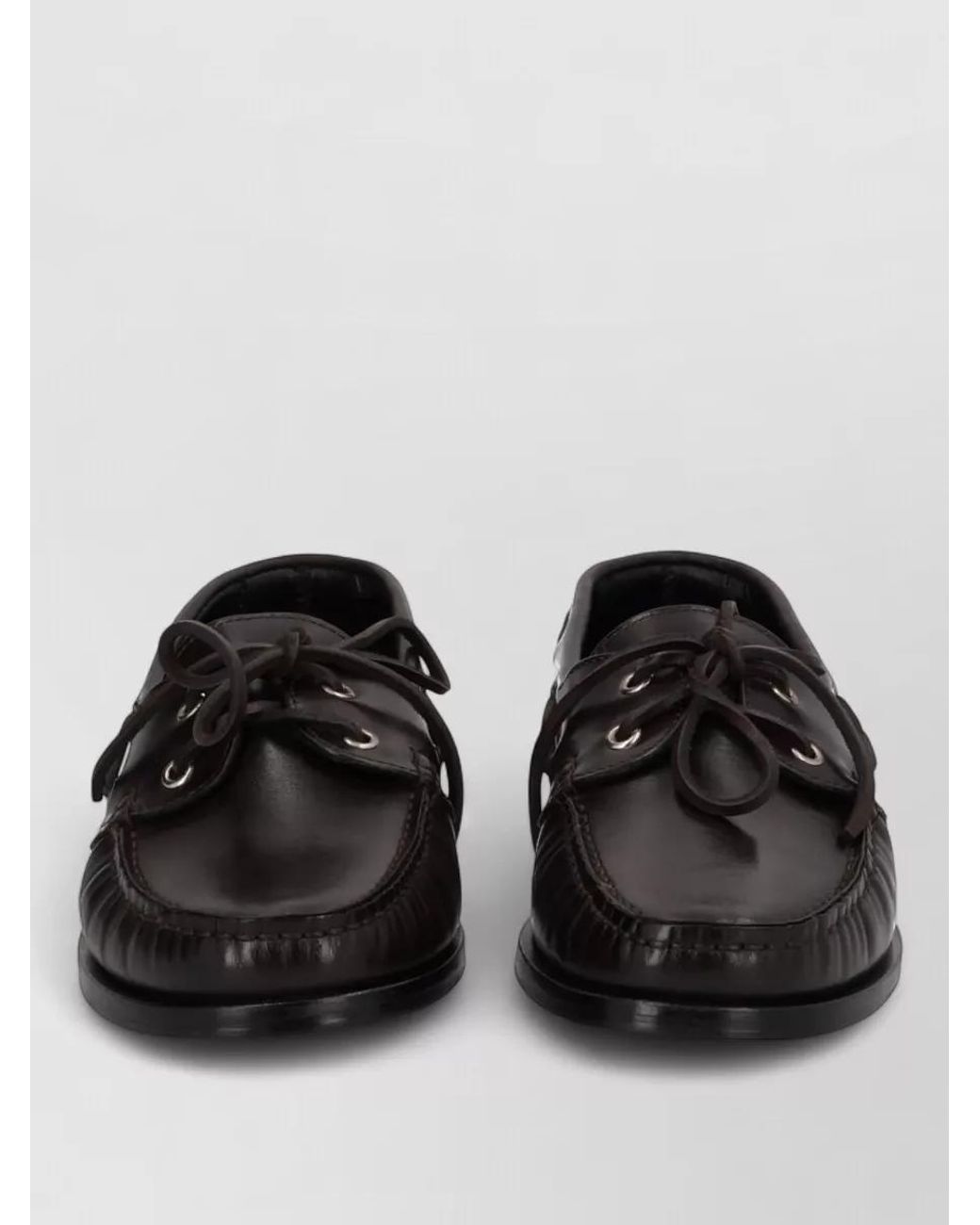 Aeyde Black Leather Loafers