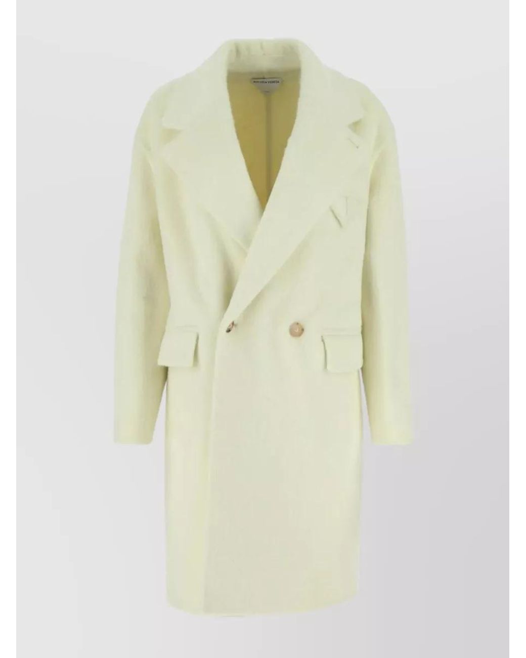 Bottega Veneta Multicolor Wool Blend Double Breasted Coat