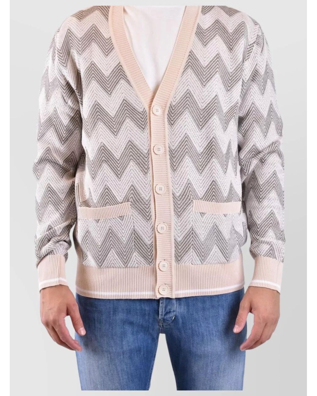 Missoni Gray Cardigan for men