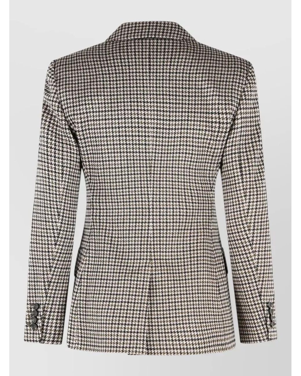 Max Mara Multicolor Viscose Virgin Wool Blazer