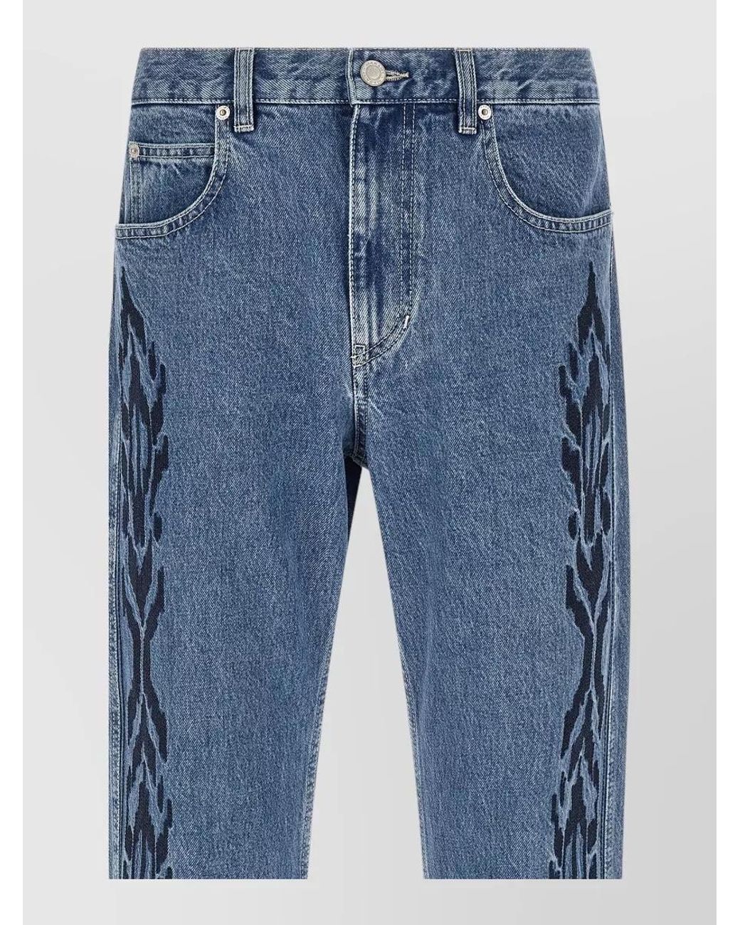 Isabel Marant Blue Denim Straight-Leg Jeans for men