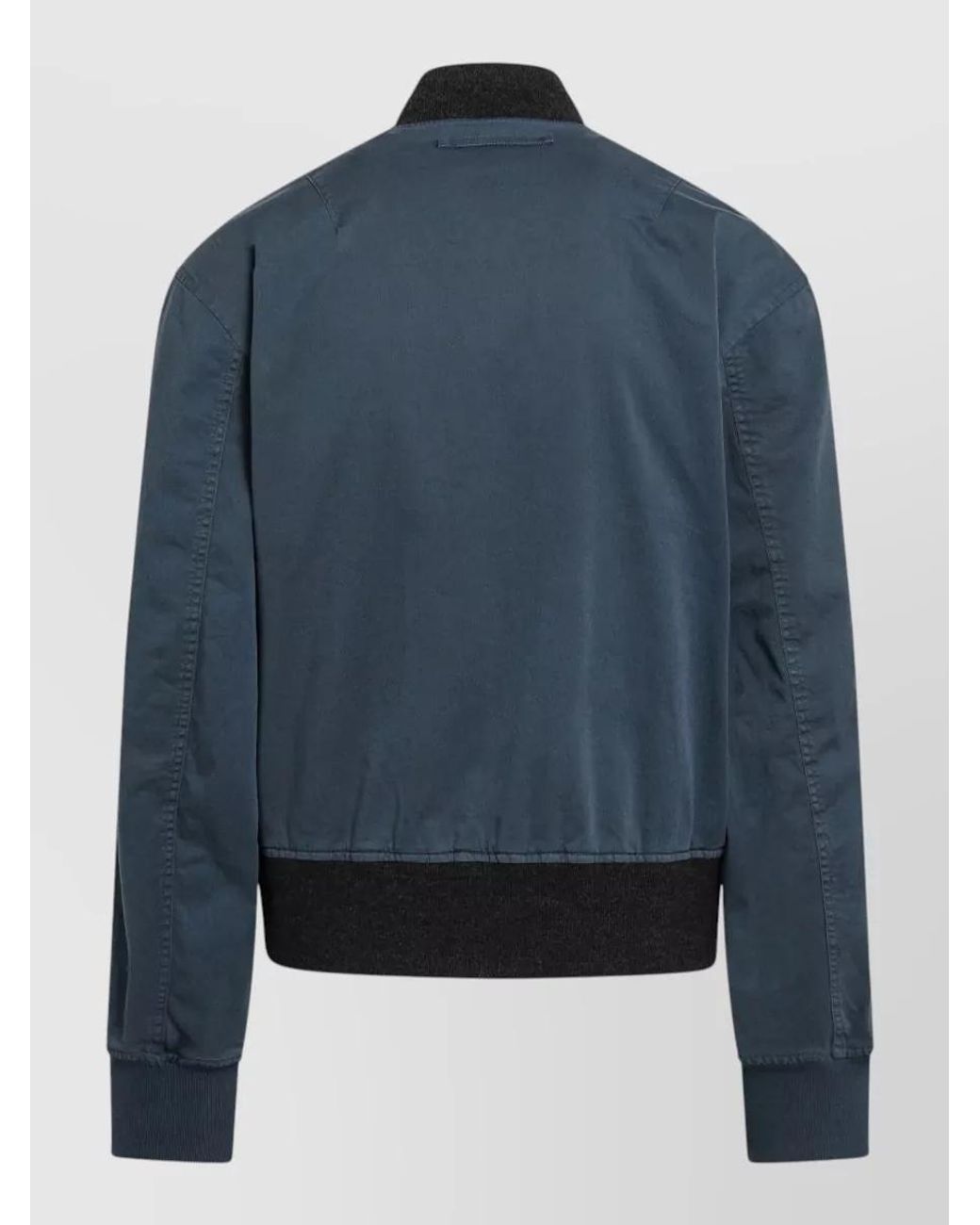 J.W. Anderson Blue Cotton Bomber Jacket for men