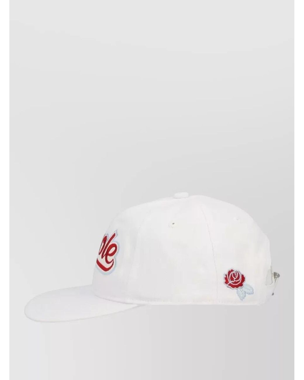 Drole de Monsieur Red Cotton Baseball Cap for men