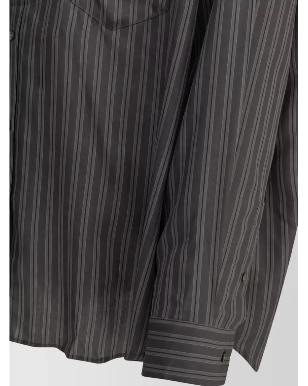 Acne Gray Lyocell Shirt for men
