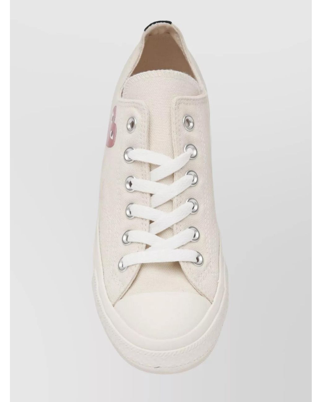 Comme des Garçons Pink Cotton Low-Top Sneakers