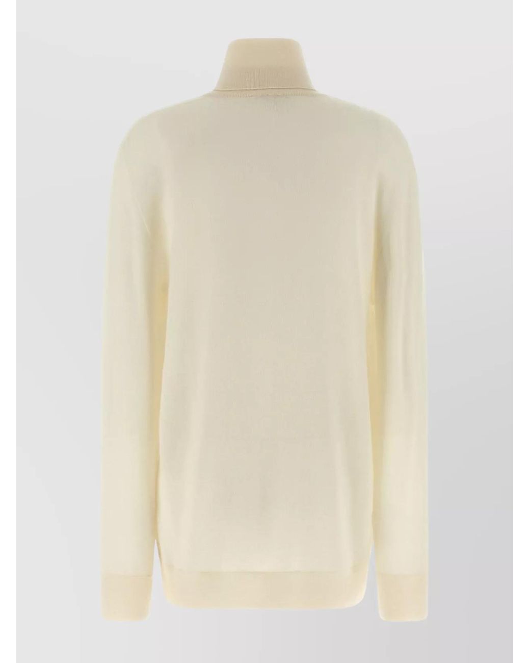 The Row Natural Cashmere Turtleneck Sweater