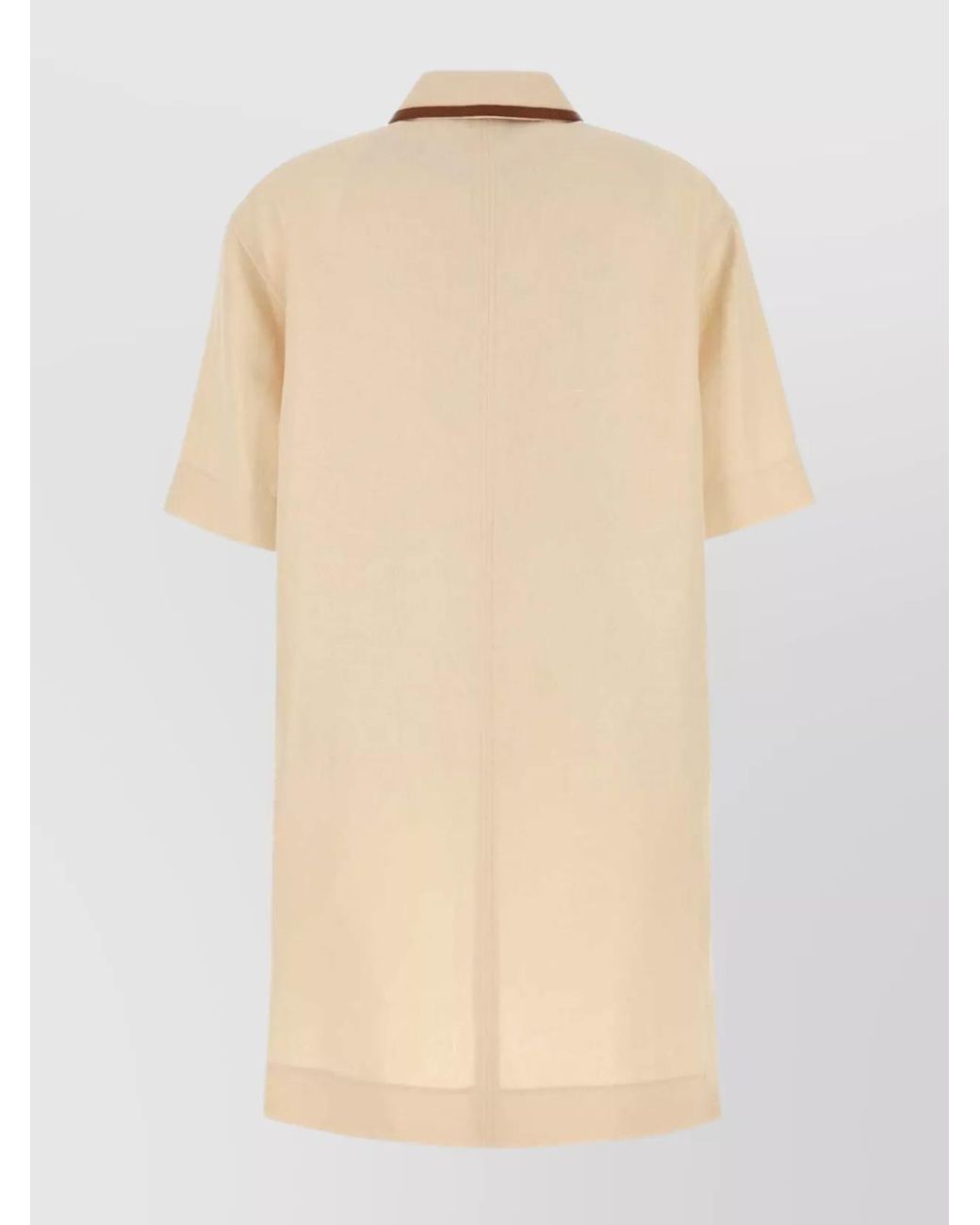 Gucci Natural Linen Mini Dress