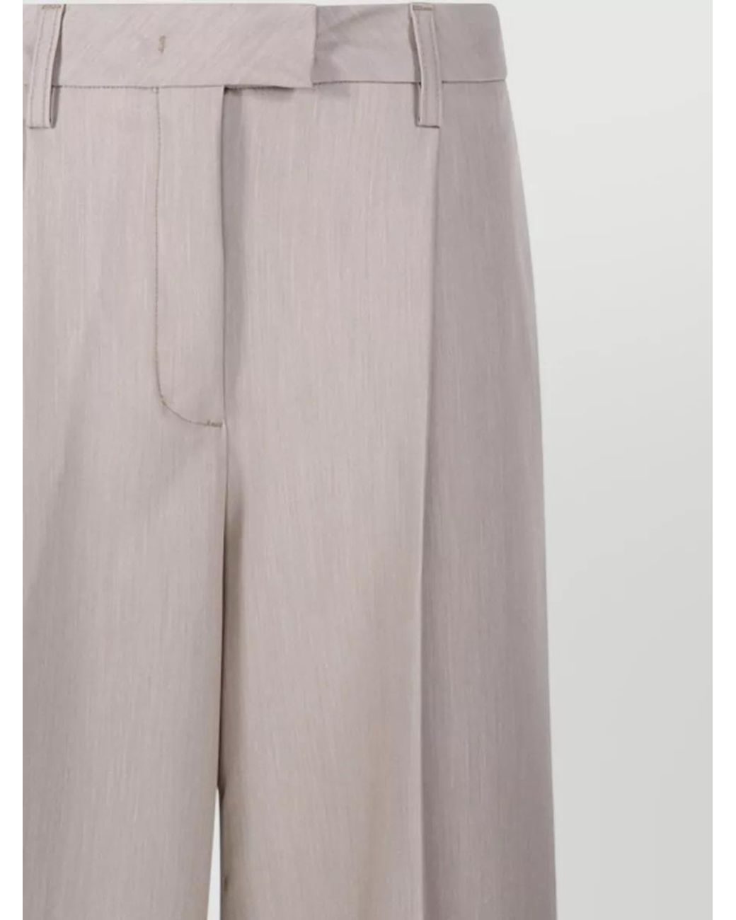 Thelatest White Wide-Leg Trousers