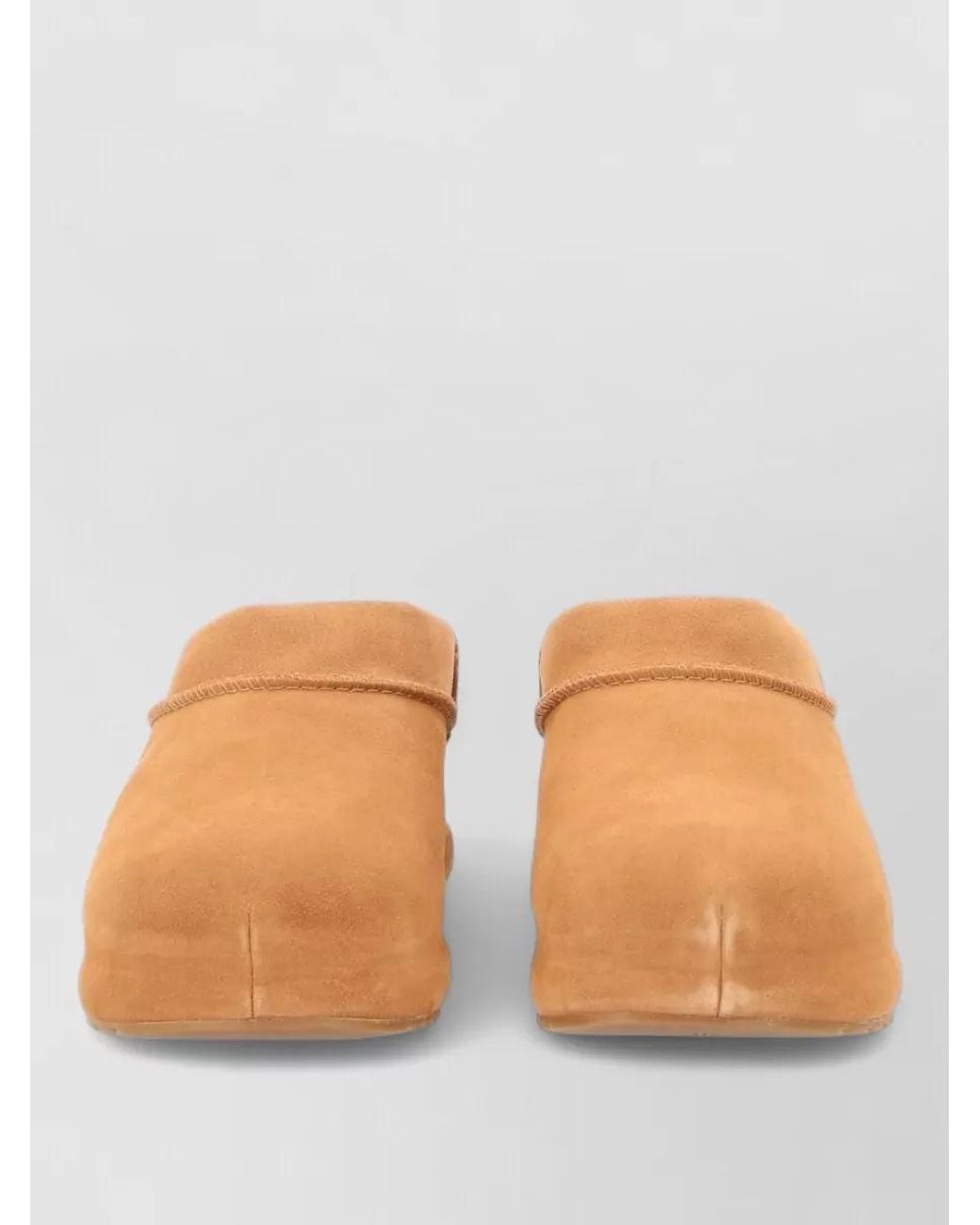 Ugg Orange Suede Leather Clogs