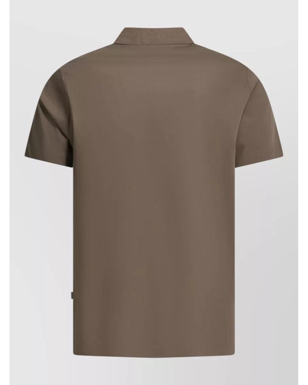 NN07 Brown Organic Cotton Short-Sleeve Polo Shirt for men