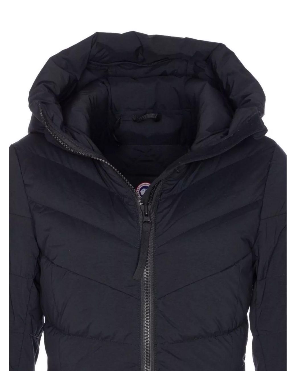 Canada Goose Blue Down Hooded Puffer Jacket