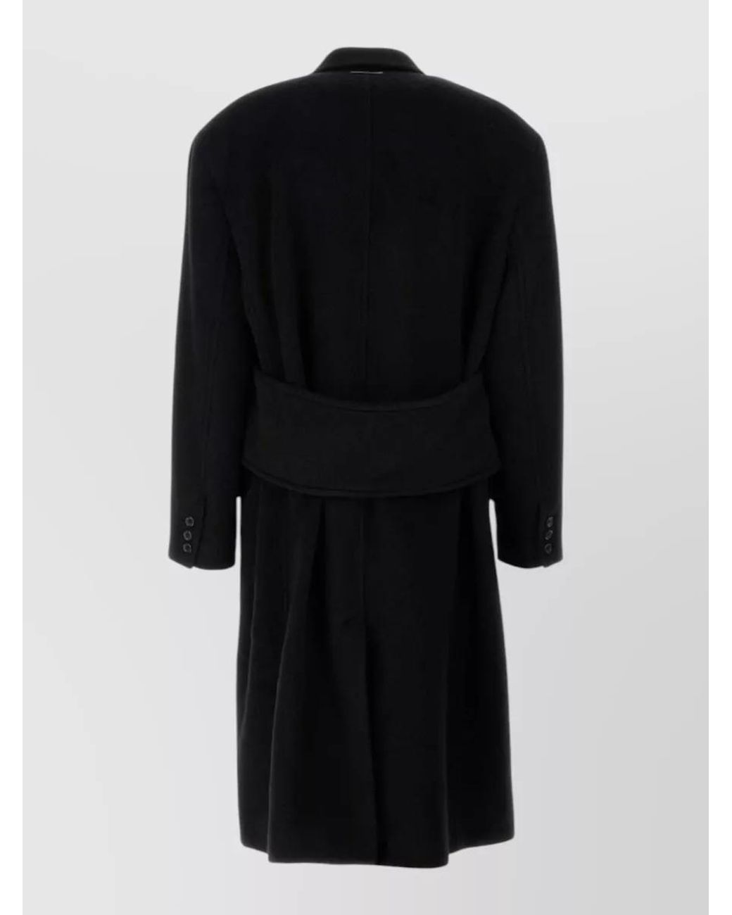Marni Black Wool Blend Coat for men