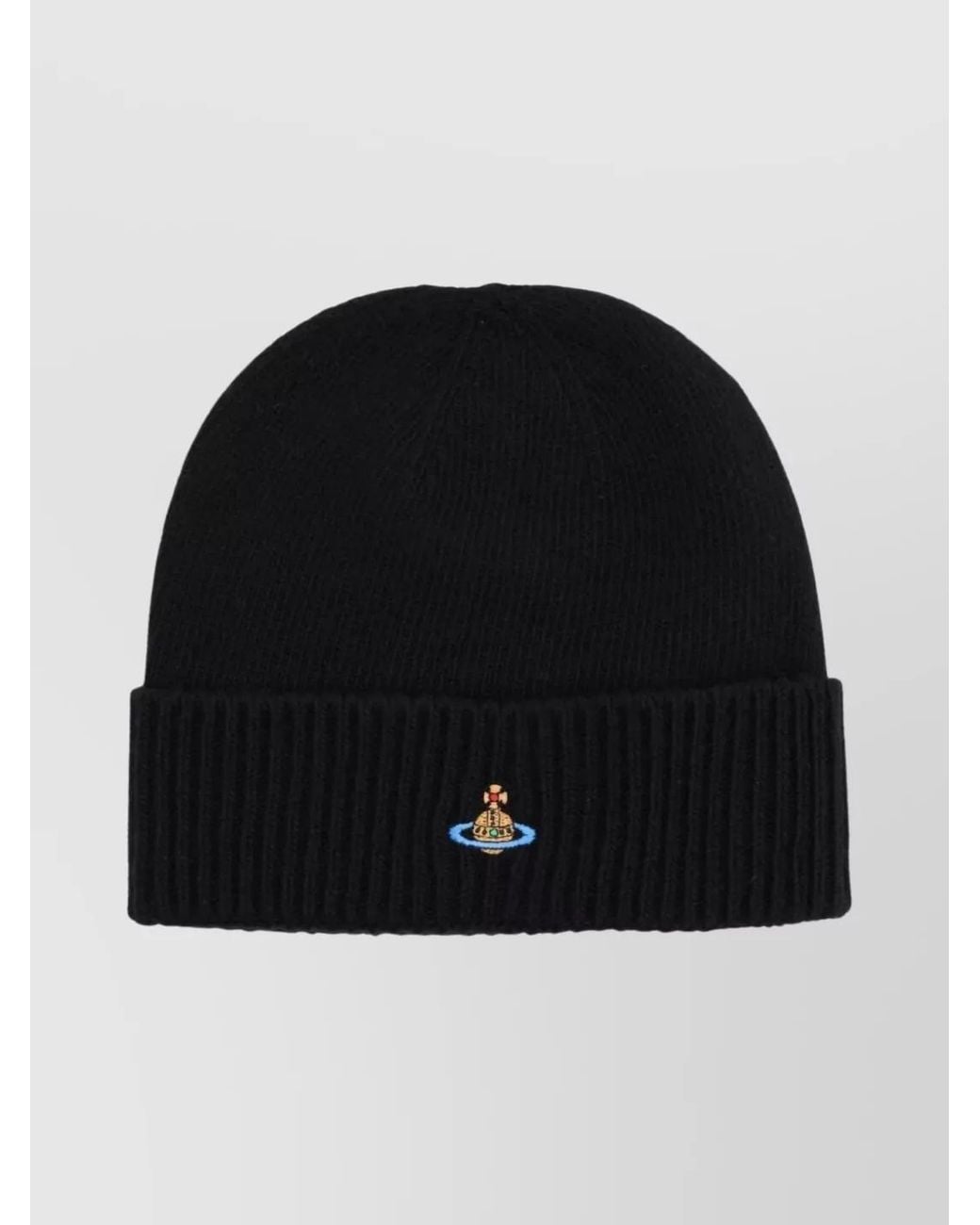 Vivienne Westwood Black Cashmere Beanie