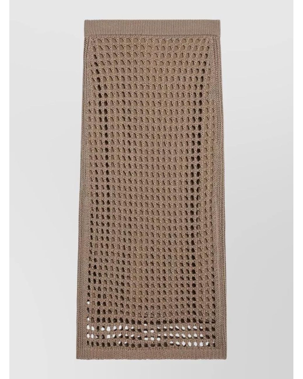 Max Mara Brown Straight Skirt