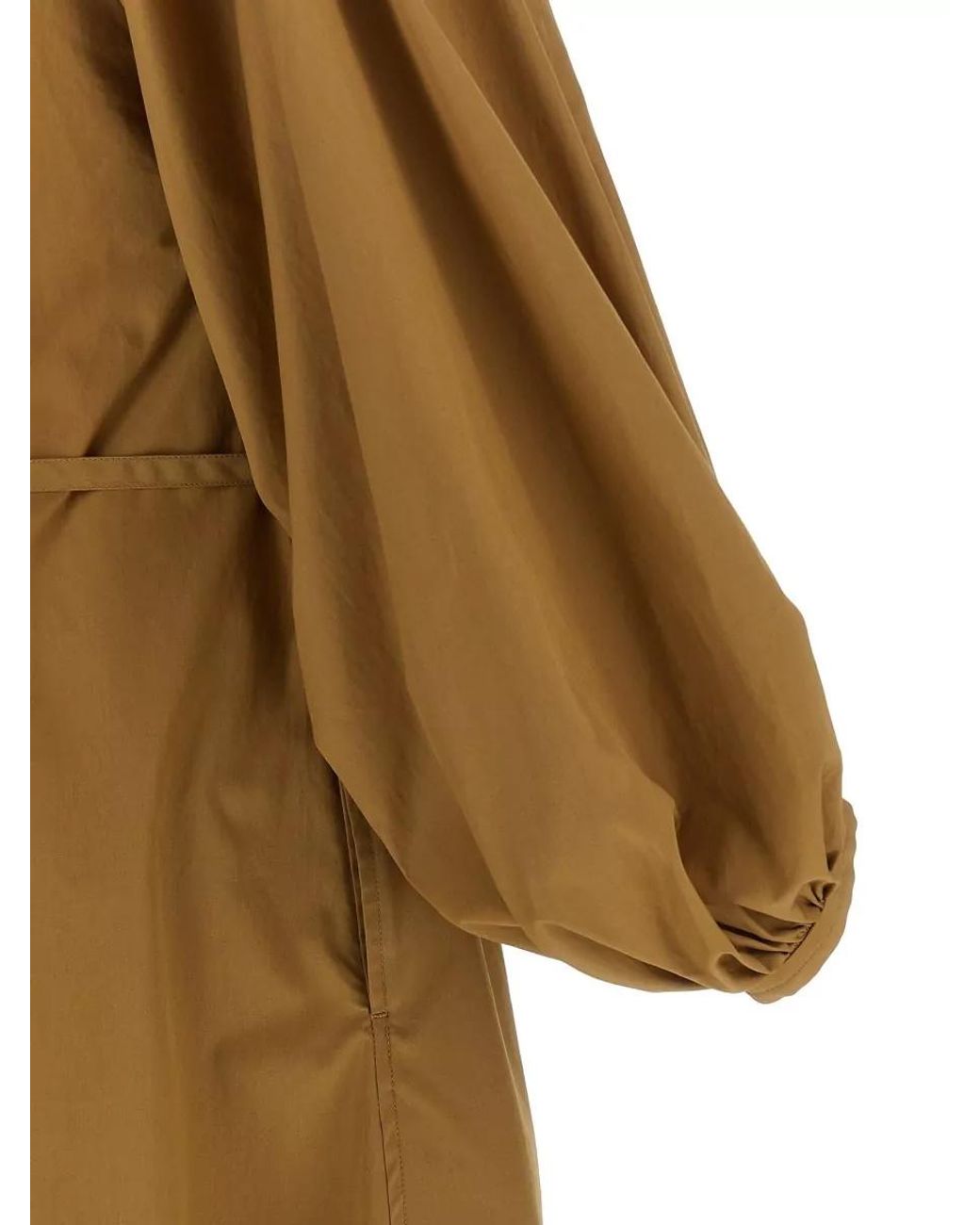Loulou de Saison Natural Cotton Loose-Fit Midi Shirt Dress