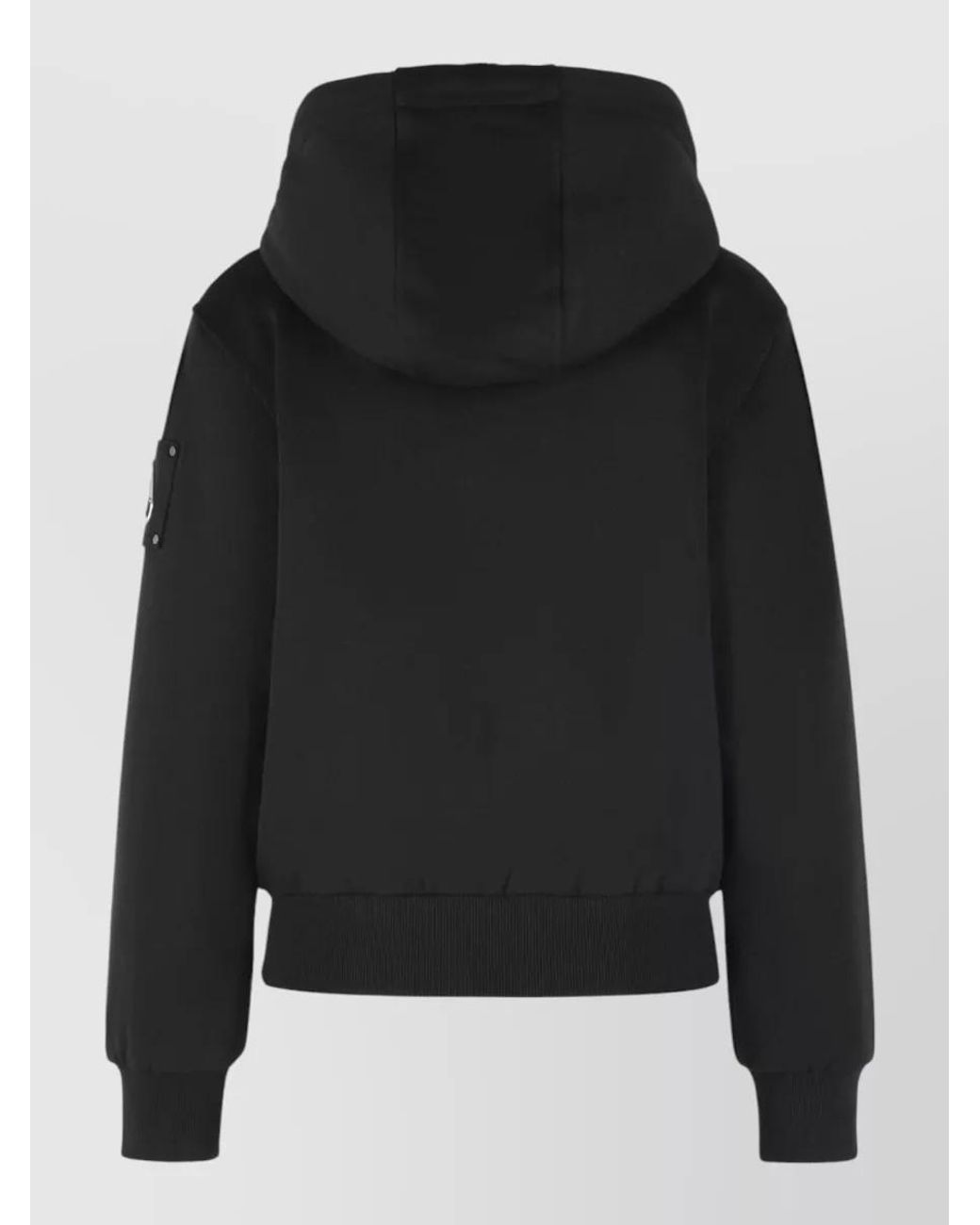 Moose Knuckles Black Hooded Jacket