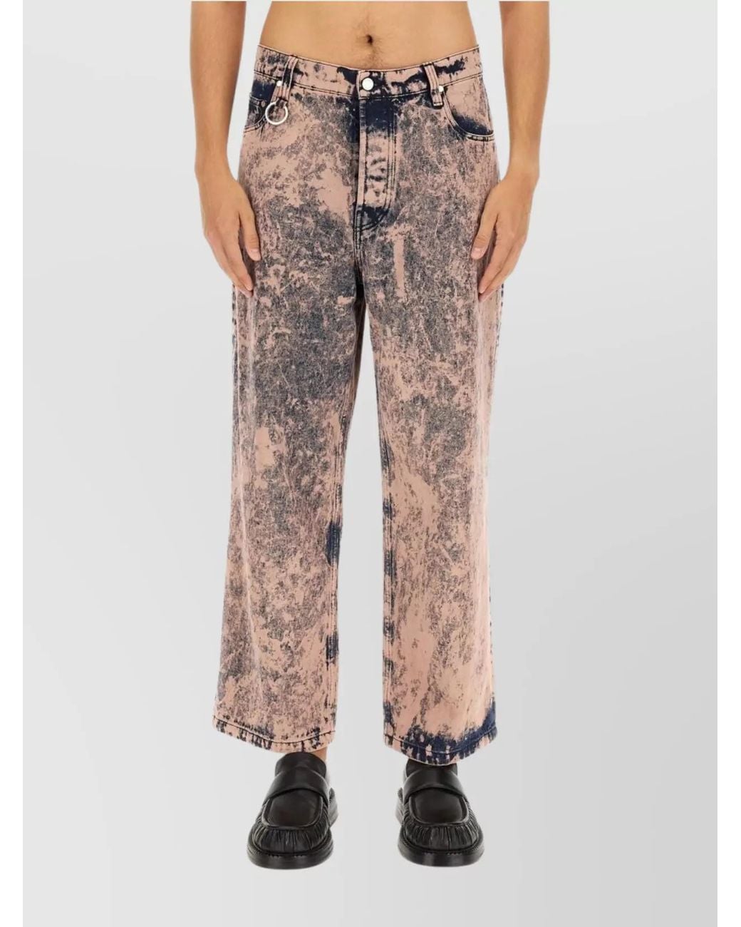 Etudes Studio Multicolor Organic Cotton Wide Leg Jeans for men