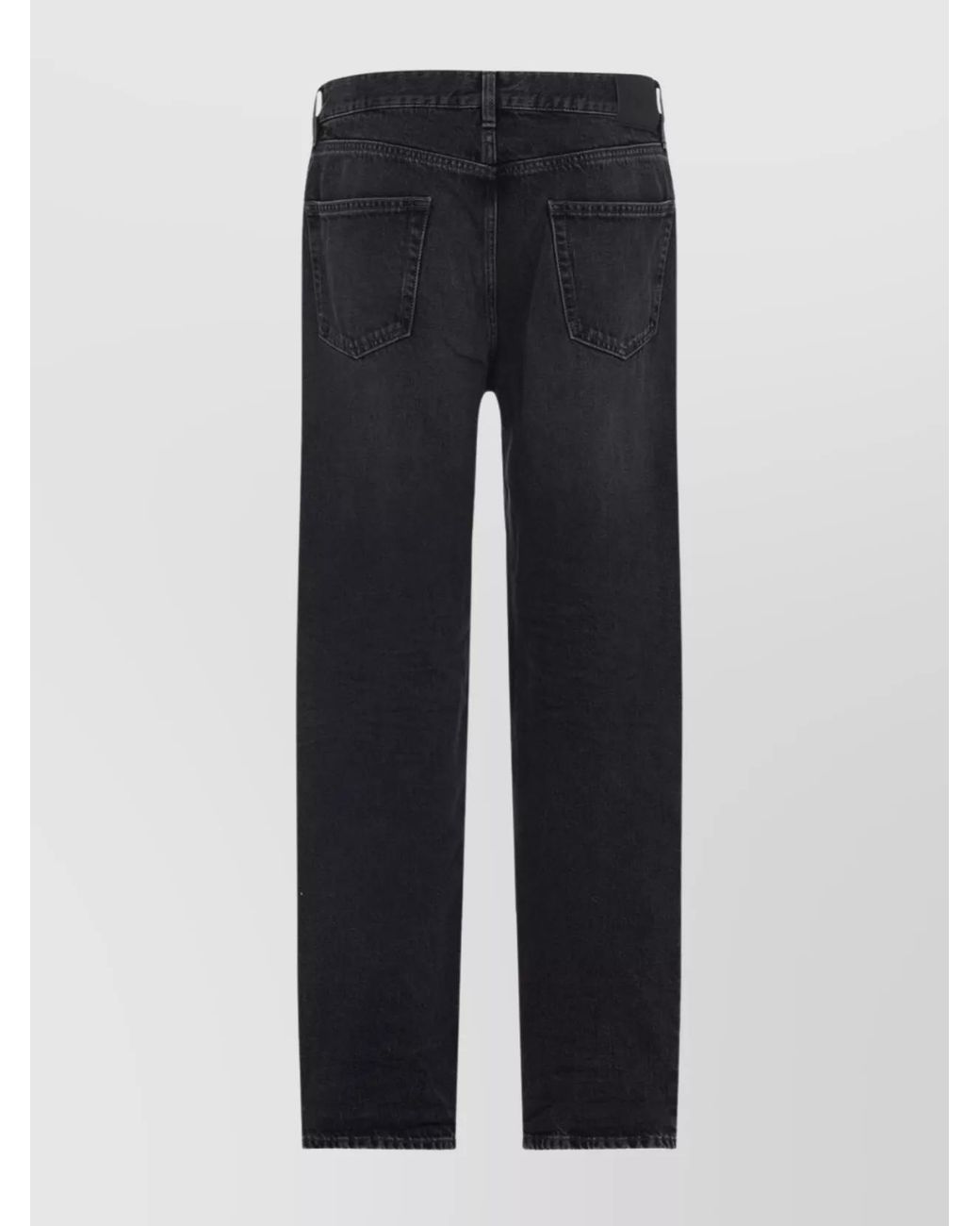 Saint Laurent Blue Denim Mid-Rise Straight-Leg Jeans for men