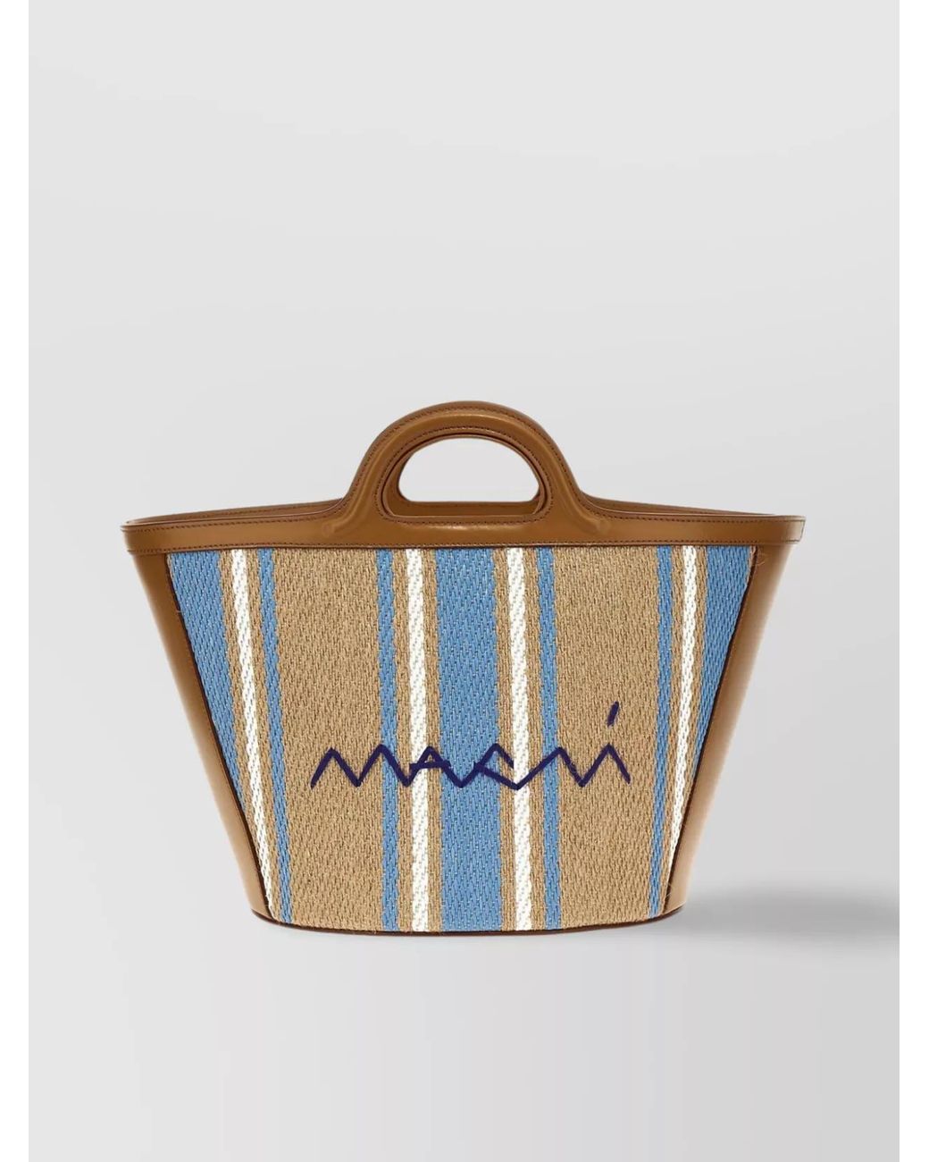 Marni Natural Tropicalia Small Tote Bag