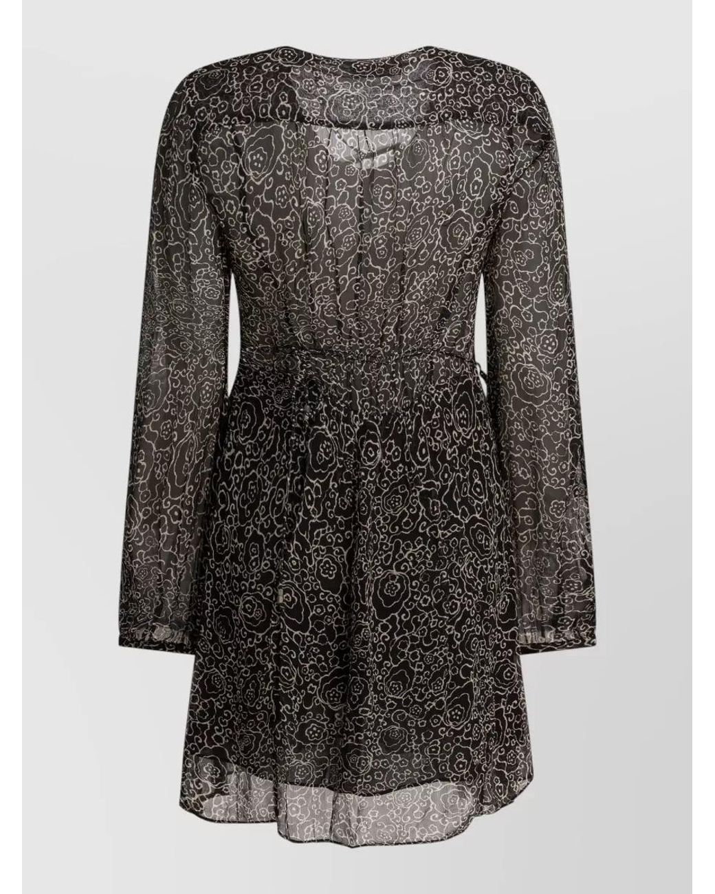 Isabel Marant Black Viscose Mini Dress