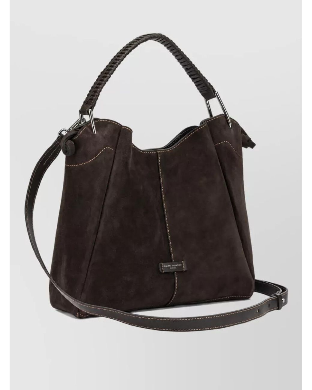 Gianni Chiarini Black Leather Tote Bag