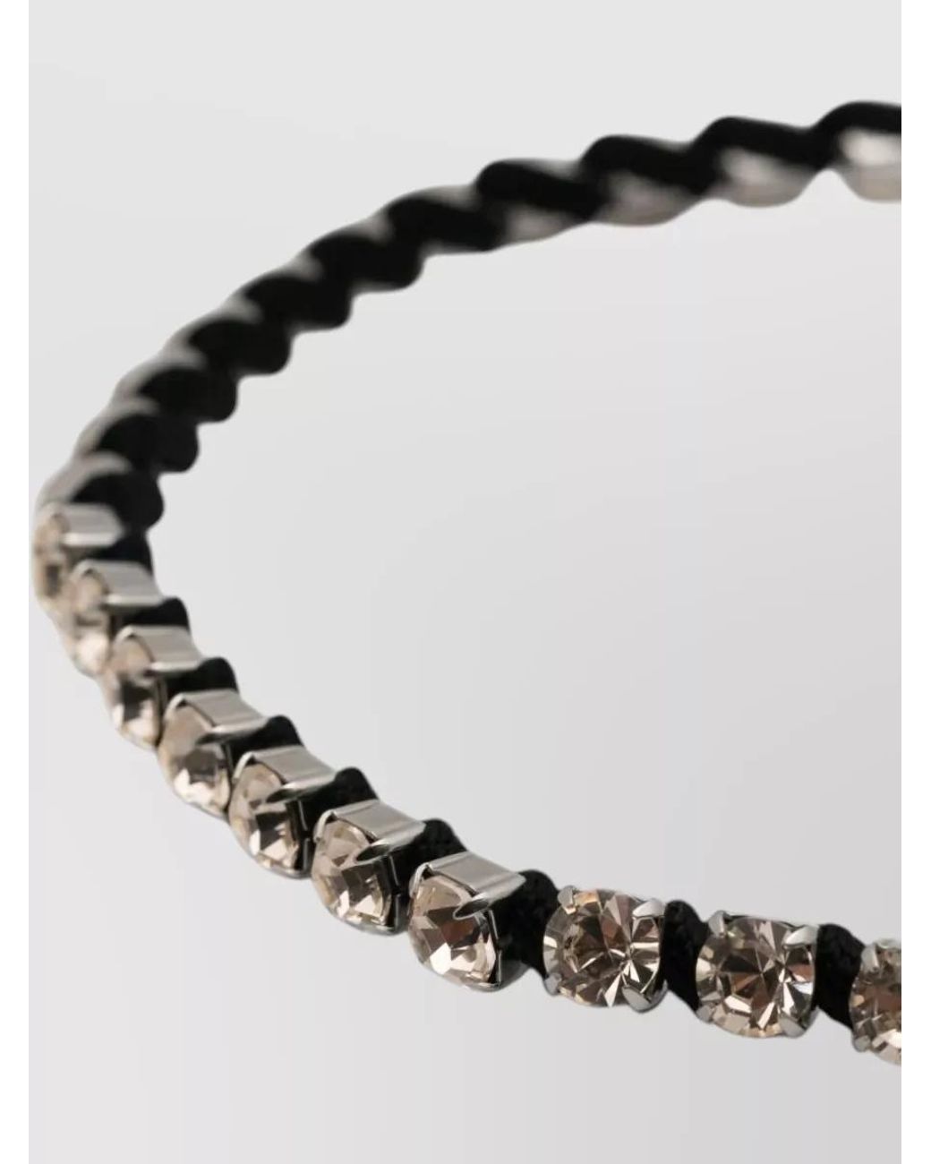 Forte_forte Metallic Crystal-Embellished Choker Necklace