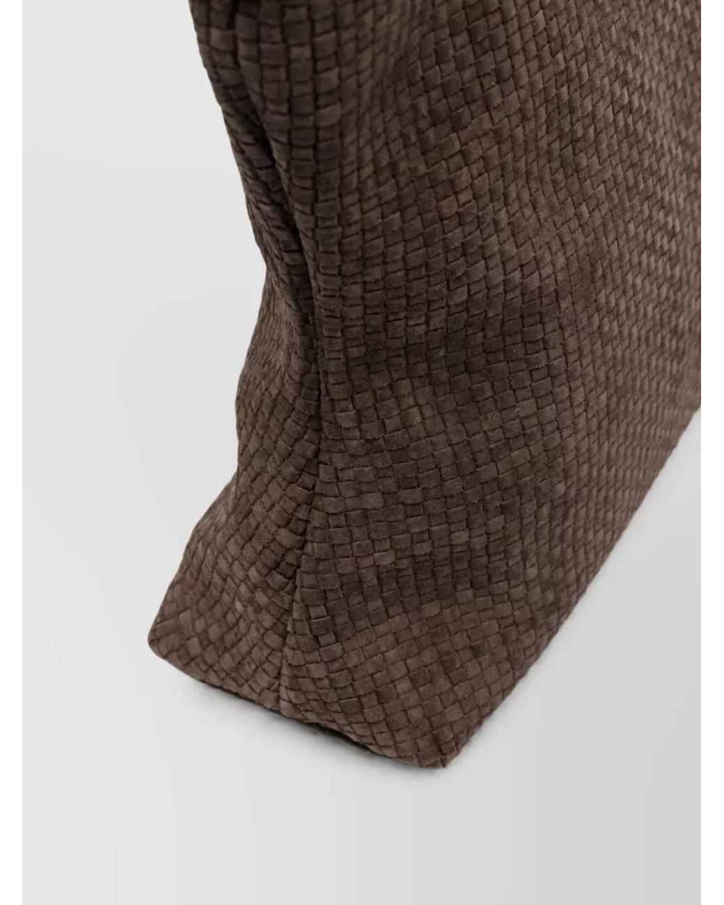 Marsèll Brown Braided Leather Pochette Bag