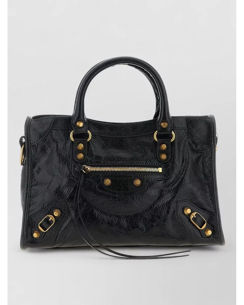 Balenciaga Black Le City Small Leather Cross-Body Bag