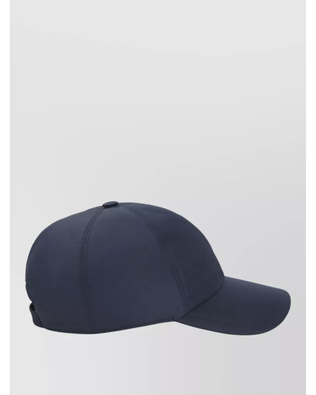 Kiton Blue Paneled Baseball Cap for men