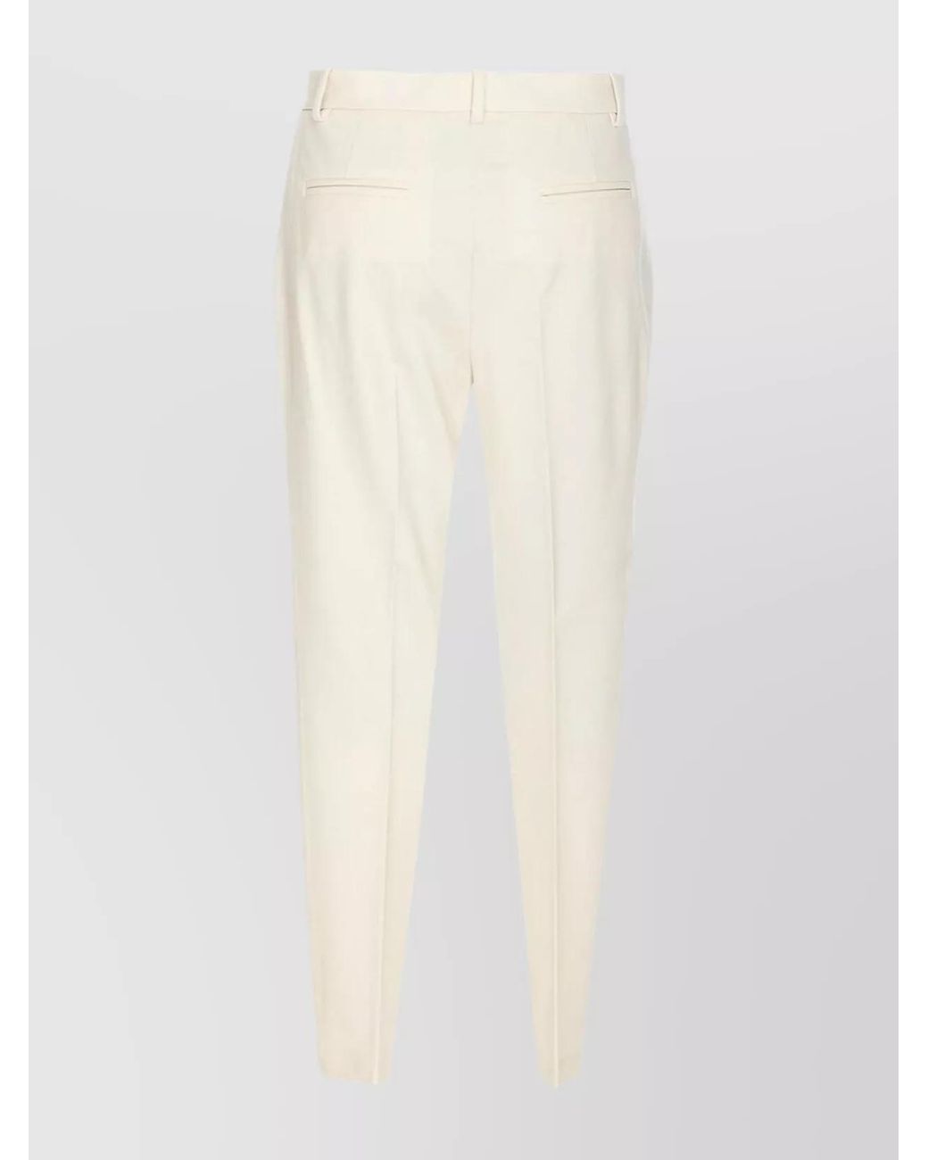 Pinko White Tailored Trousers