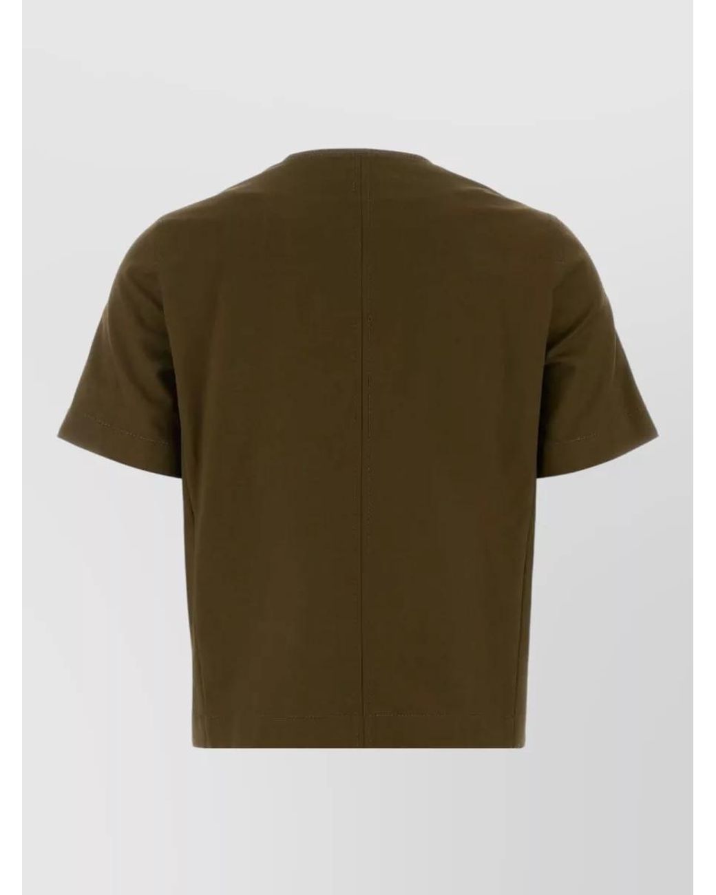 Max Mara Green Stretch Cotton Blouse