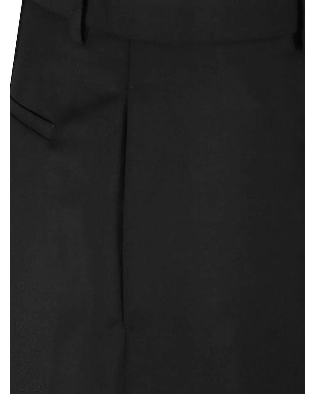 Jil Sander Black Tailored Trousers