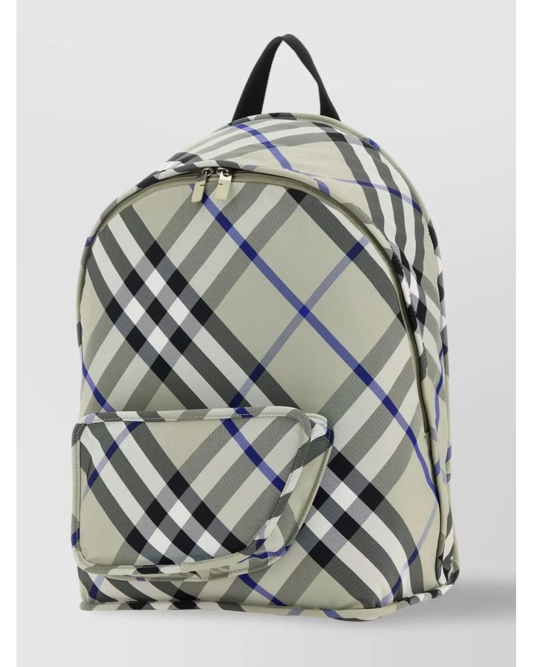 Burberry Gray Nylon Shield Backpack for men