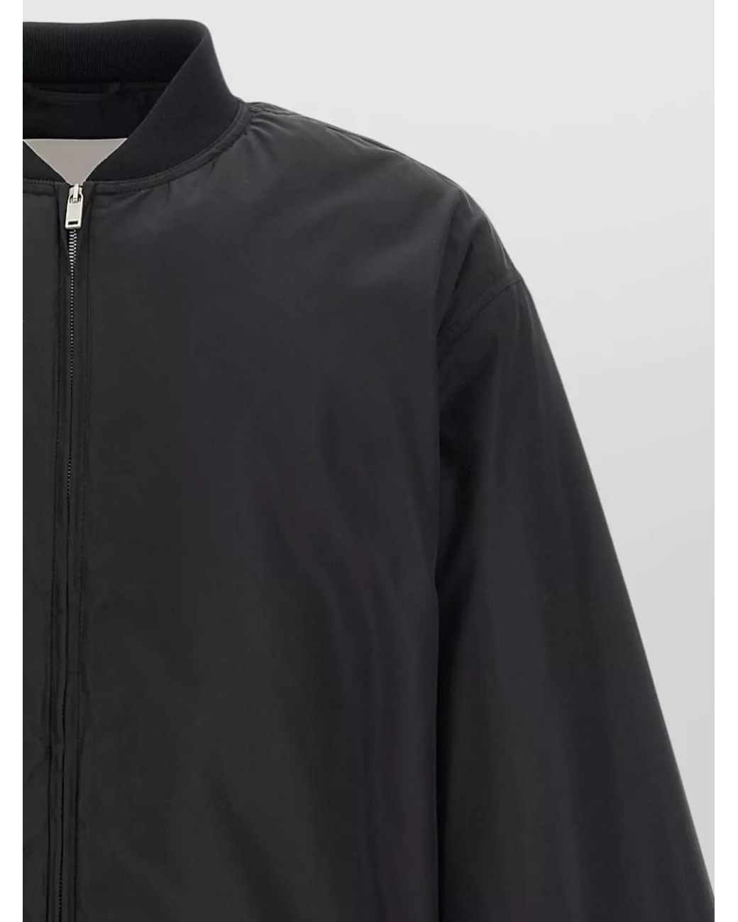 Jil Sander Blue Down Quilted Bomber Jacket for men