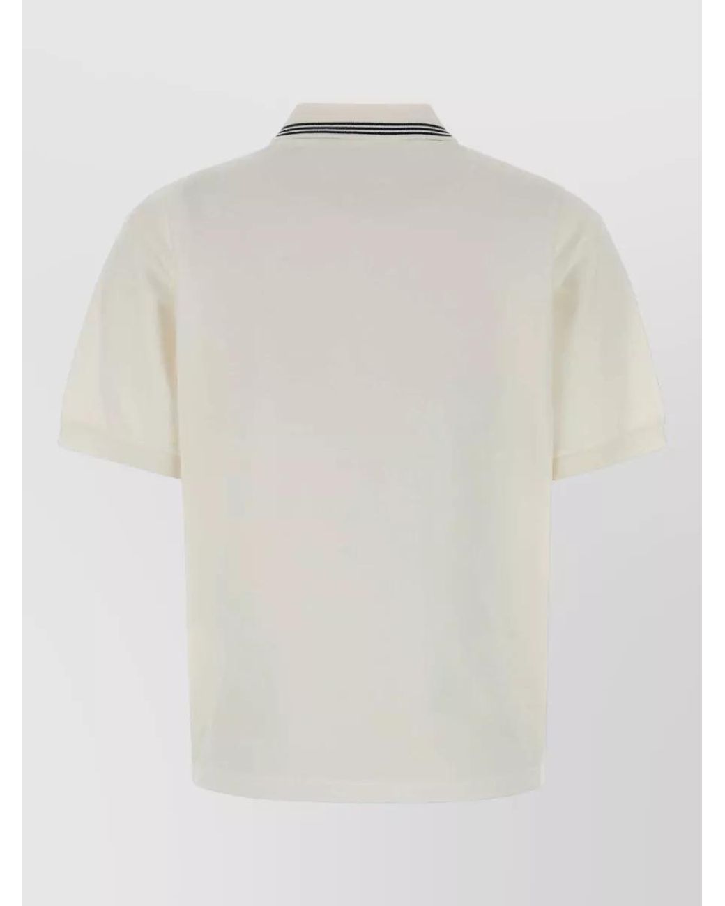Miu Miu White Cotton Piqué Polo Shirt