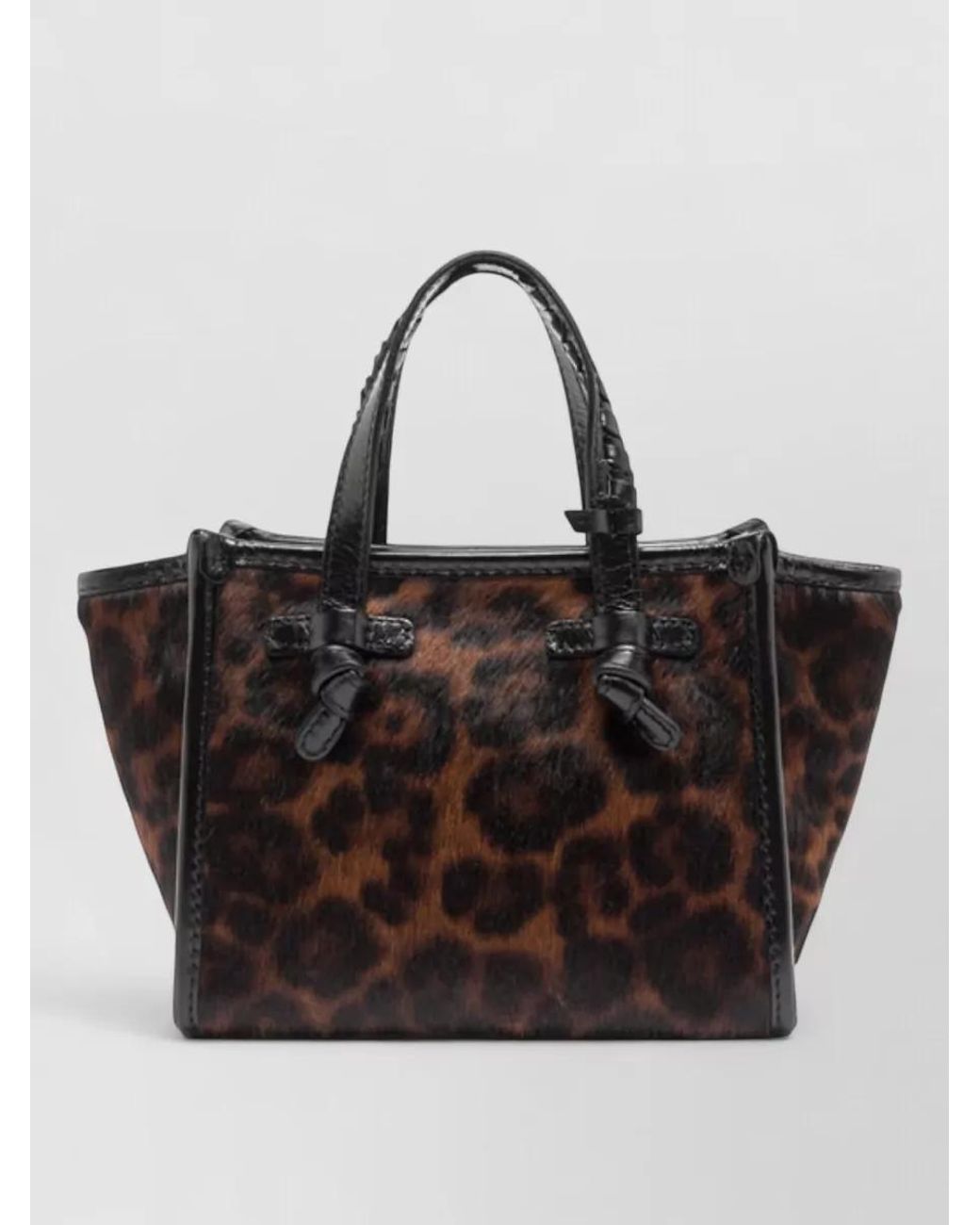 Gianni Chiarini Black Leather Shoulder Bag Miss Marcella