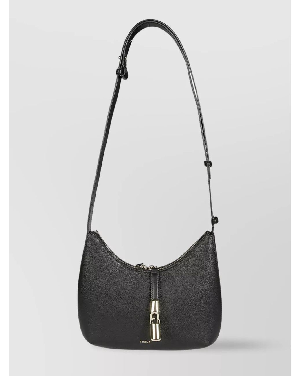 Furla White Leather Shoulder Bag