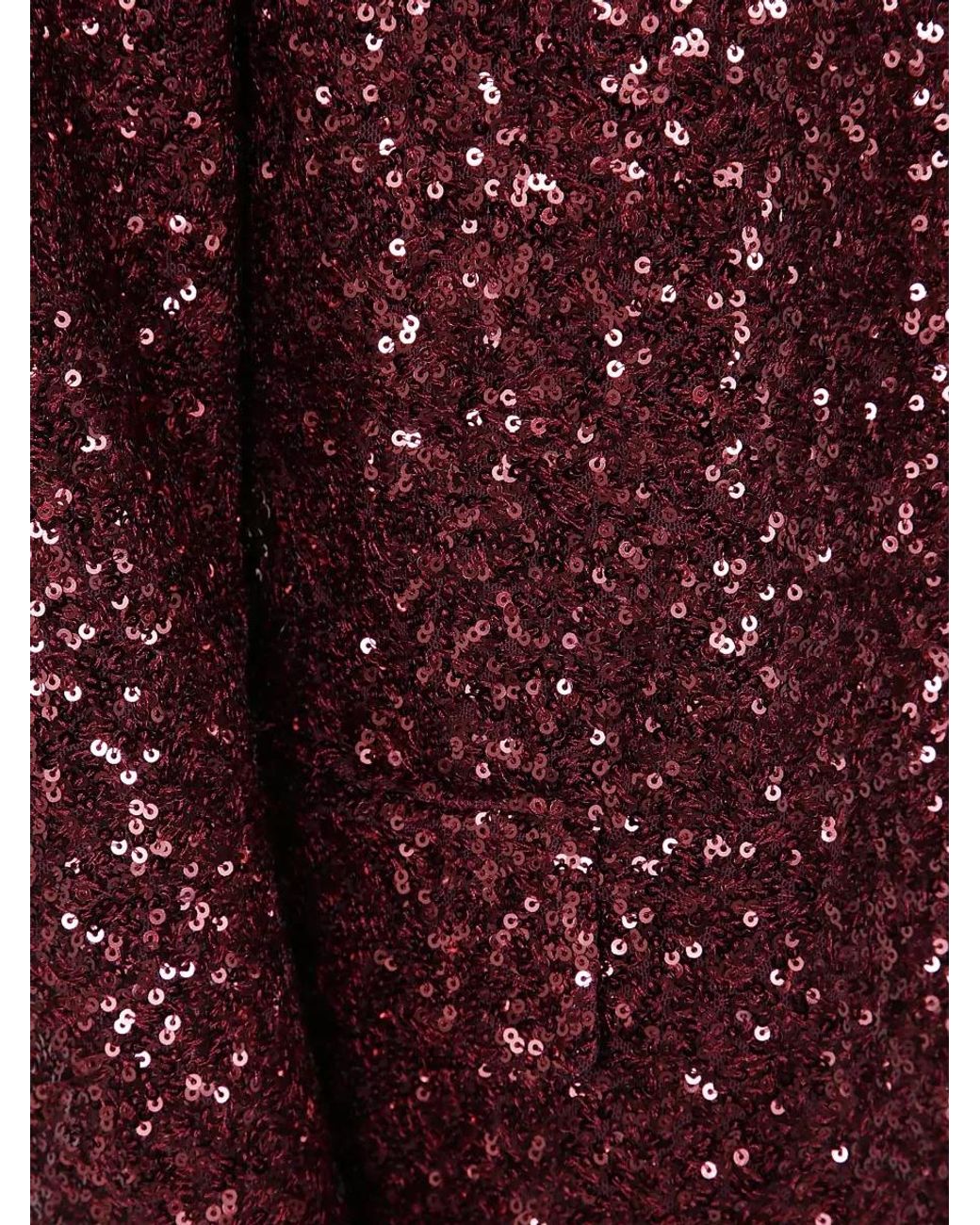DR. HOPE Red Sequin Blazer