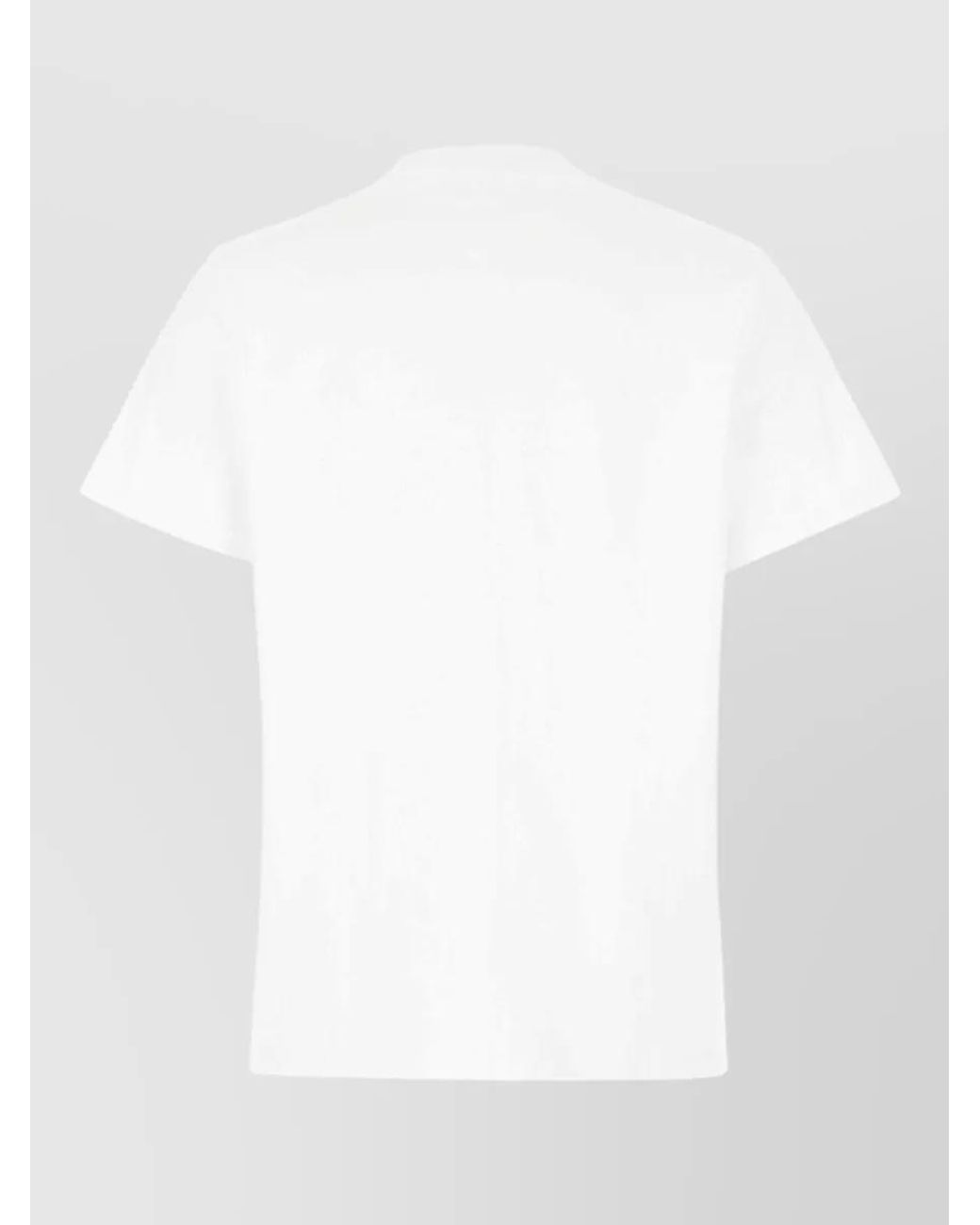 Ganni White Cotton T-Shirt