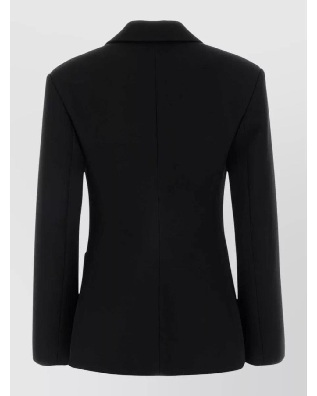 Loewe Black Silk Blend Blazer