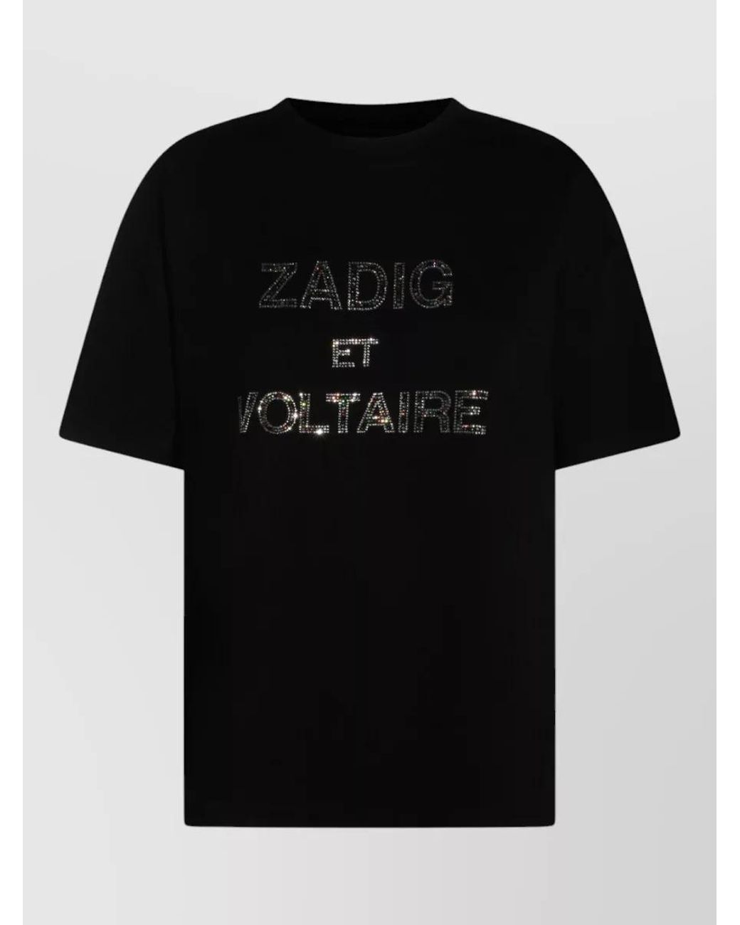 Zadig & Voltaire Black Cotton Short-Sleeve T-Shirt