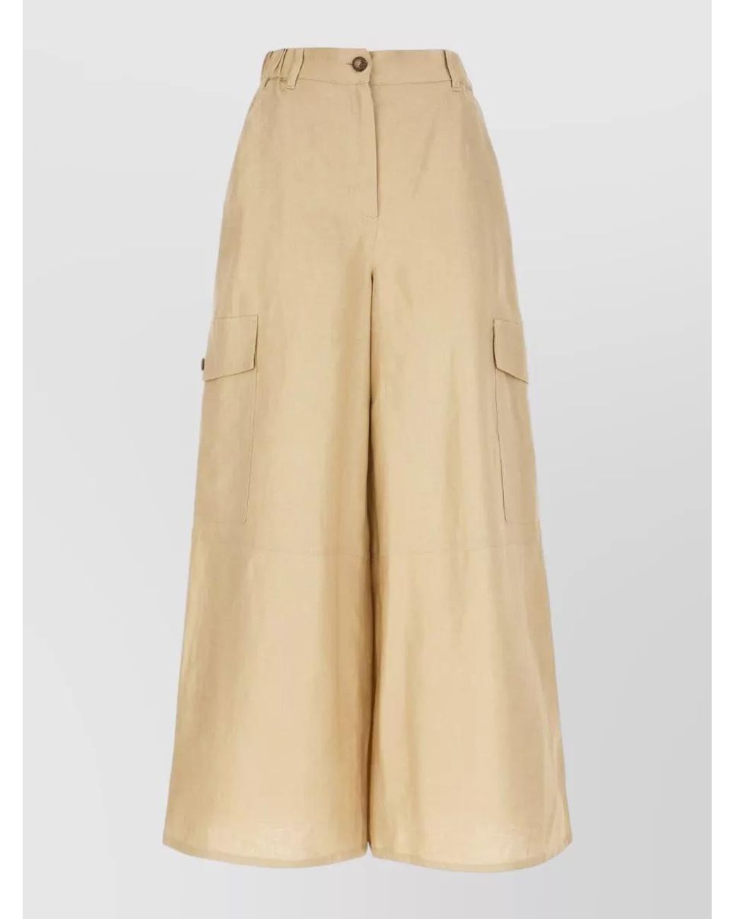 Weekend by Maxmara Natural Linen Tailored Shorts