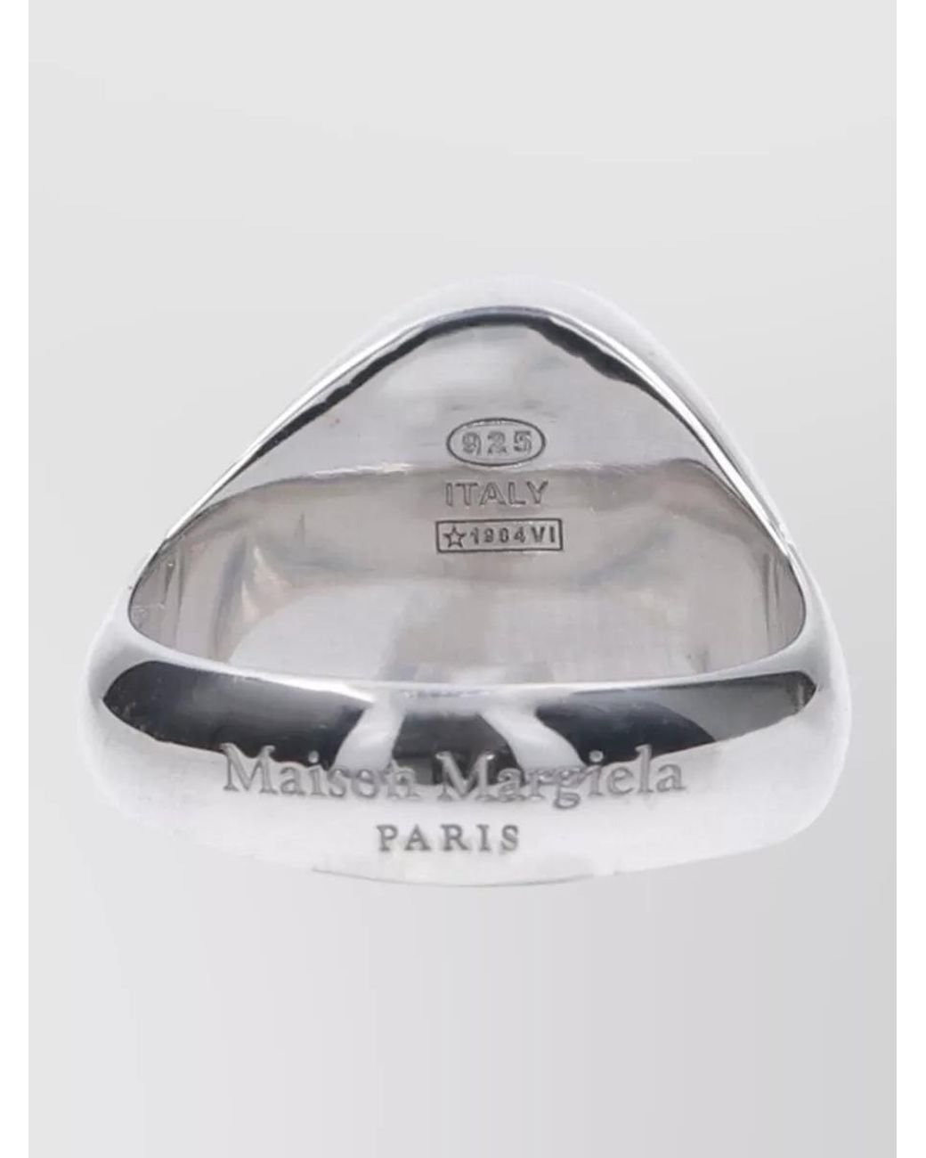 Maison Margiela White Ring for men