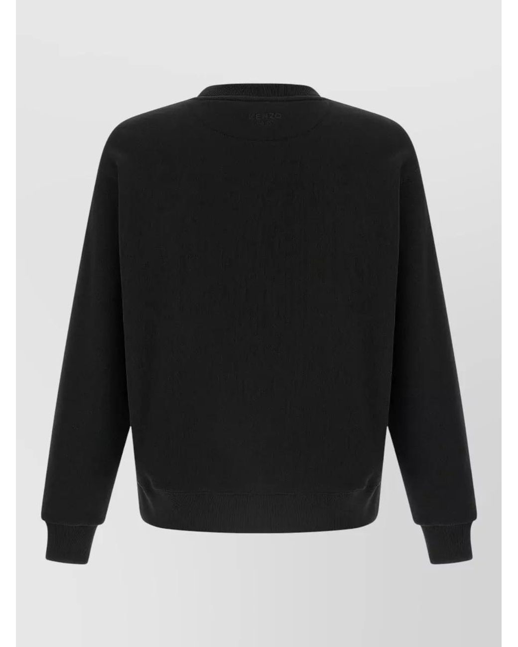 KENZO Black Cotton Crewneck Sweatshirt for men